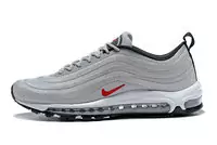 hommes casual chaussures nike air max 97 lx crystal silver